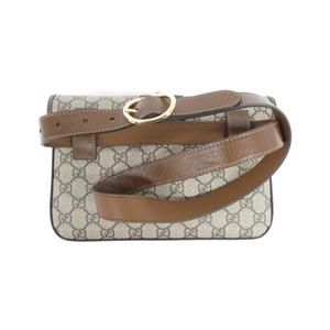 Gucci Waist Leather Small Bag White Pack Fanny
